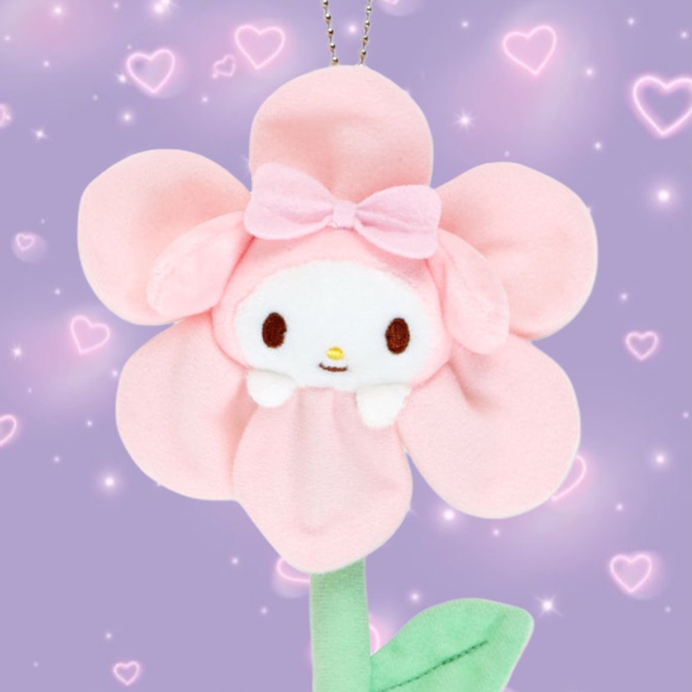 My melody flower plush